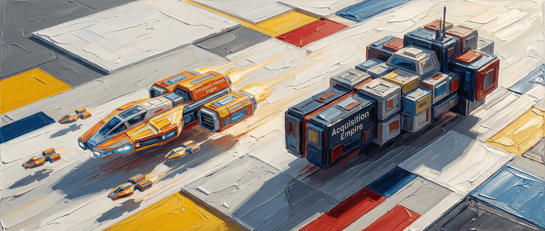 复利引擎 vs 收购帝国:Anthropic 和 OpenAI 谁在通往 AGI 的快车道上?